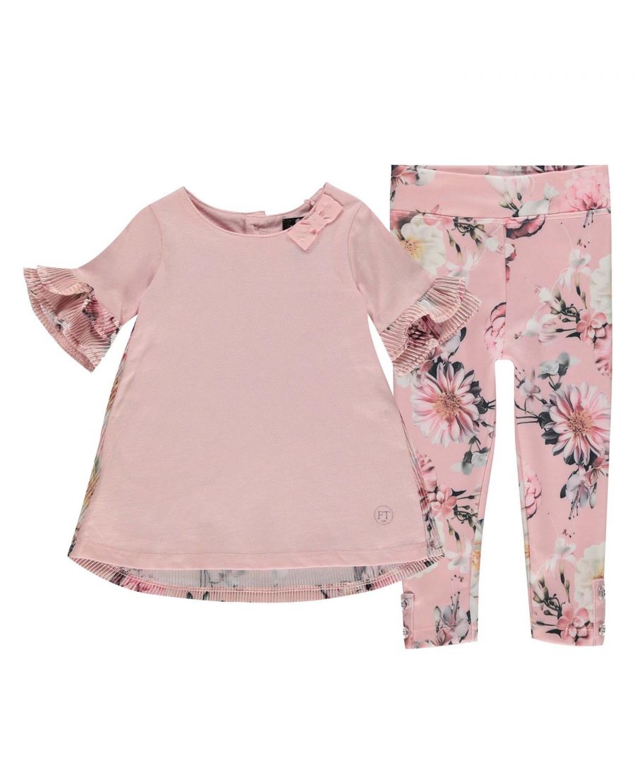 Image for Firetrap Baby Girls Top and Leggings Set Infants T-Shirt Pants