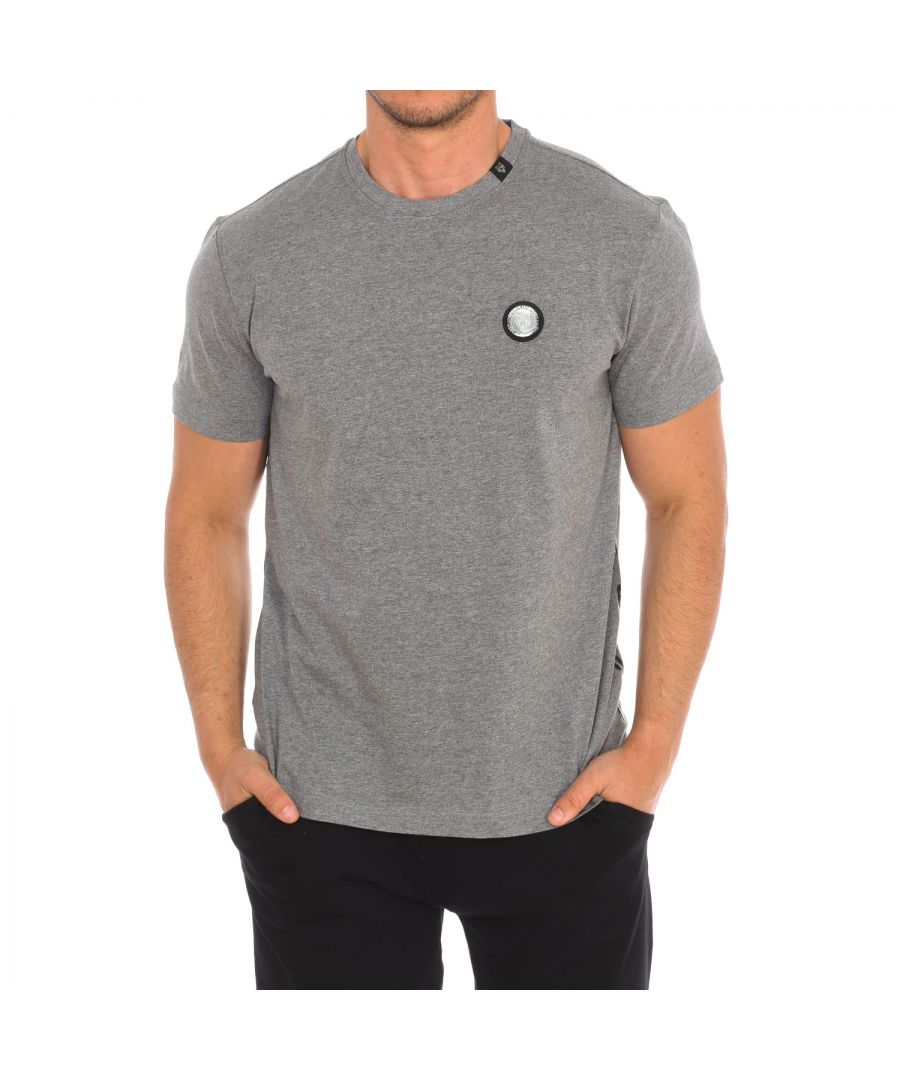Plein Sport TIPS401 Mens short sleeve t-shirt - Grey - Size Medium