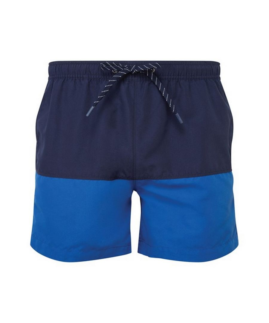 Asquith & Fox Mens Swim Shorts (Navy/Royal Blue) - Size X-Large