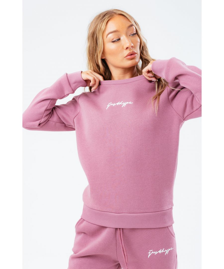 The perfect jumper to add to your everyday rotation. The HYPE. Women's High Neck Crewneck Jumper is perfectly versatile for every occasion, whether your dressing up or dressing down. Designed in a soft touch fabric base for supreme amount of comfort and style. With a high neck line and long sleeves for a classic fit. The model wears a size 8. Machine wash at 30 degrees.