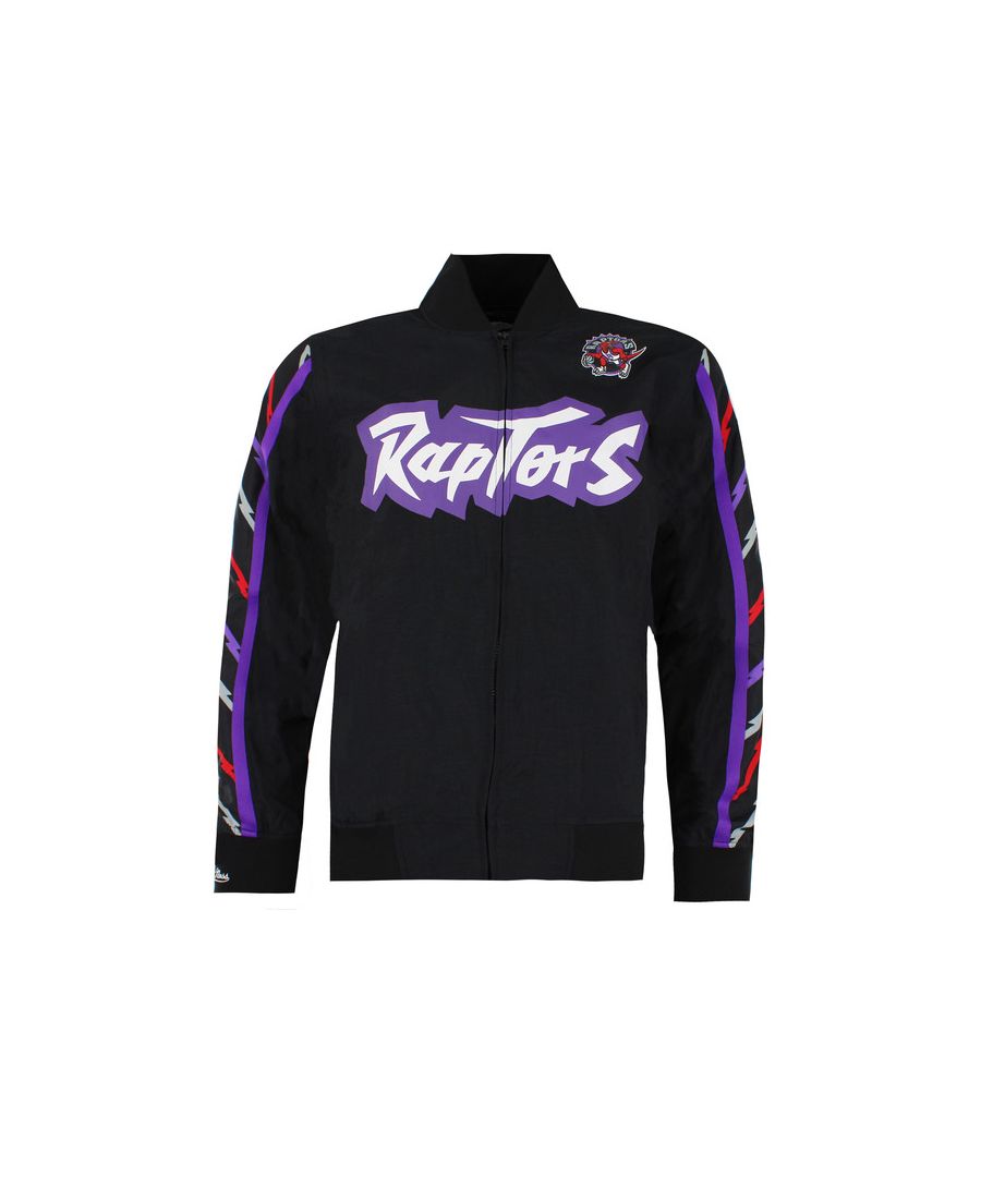 Mitchell & Ness NBA Hook Shot Warm Up Jacket Toronto Raptors WUJKMG18067 TRABLCK