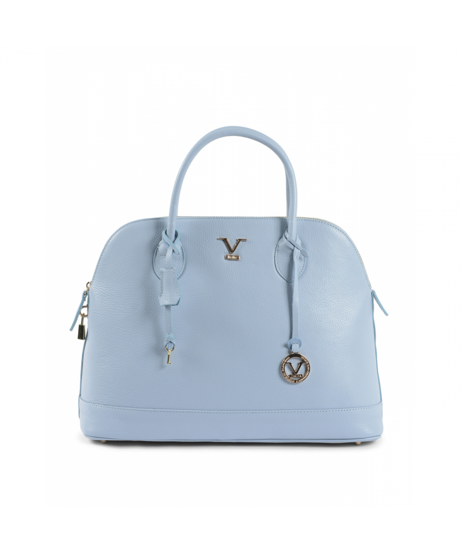 By: 19V69 Italia- Details: BC10880 DOLLARO CELESTE- Color: Light Blue - Composition: 100% LEATHER - Measures: 40x15x28 cm - Made: ITALY - Season: All Seasons