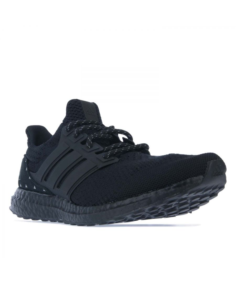 adidas Mens Pharrell Williams Ultraboost Running Shoes in Black Textile - Size UK 6