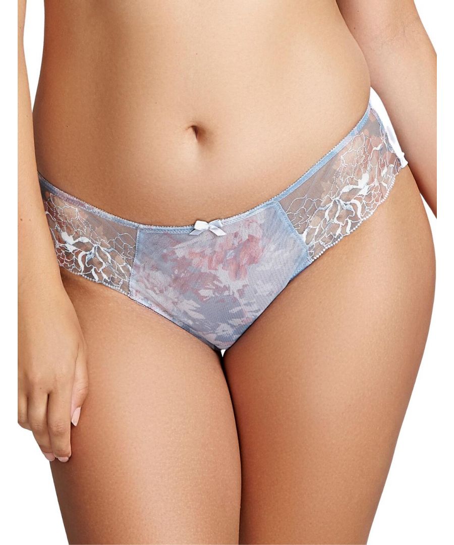 This pretty brief from Panache's Tiana range offers great coverage that still feels sensual. Embroidered hip panels section off this brief for a flattering look and for some style. The rear offers brilliant coverage, being made from stretch mesh for comfort and added style. This super comfortable yet sensually stylish brief coordinates with the matching bra for a perfect lingerie set!\n\nEmbroidered hip panels\nGreat rear coverage with stretch mesh\nComfortable everyday wear\nComposition: 55% Polyamide | 11% Cotton | 12% Elastane | 22% Polyester\n\nListed in UK sizes