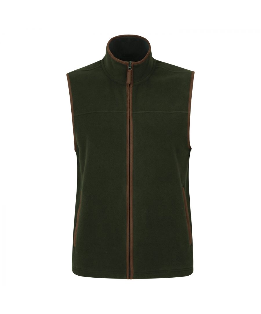Mountain Warehouse Mens Rove Fleece Gilet (Green) - Size X-Small - Secret Sales