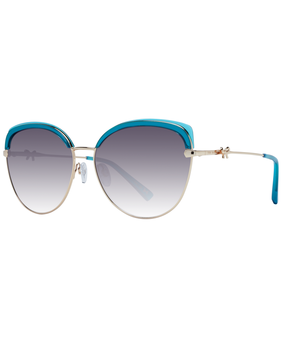 Ted Baker Semi Rimless Womens Multicolour Brown Gradient TB1661 Tamma - Blue Polyamide - One Size