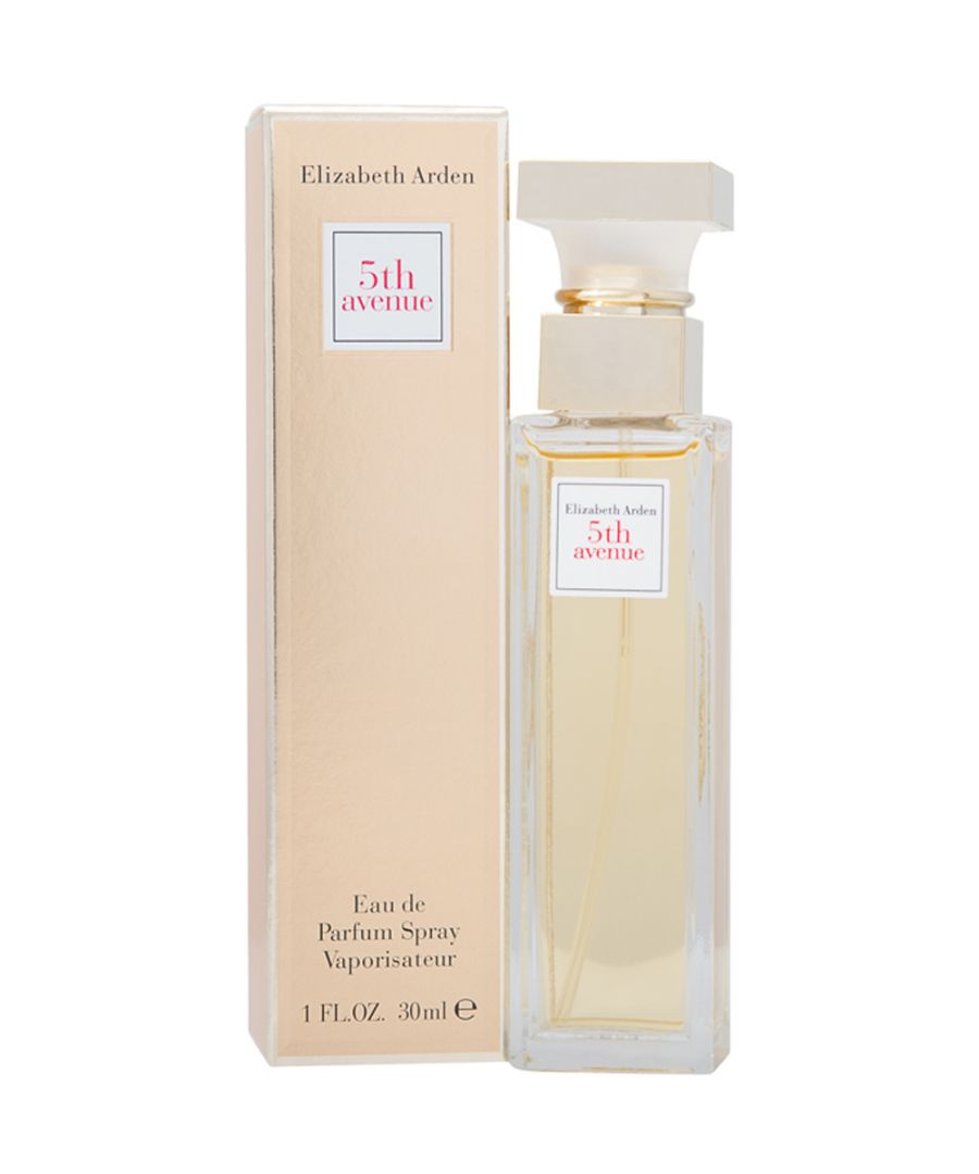 5th Avenue is a floral fragrance for women, which was created by Ann Gottlieb and launched in 1996 by Elizabeth Arden. The fragrance contains top notes of Lime (Linden Blossom), Lily-of-the-Valley, Lilac, Magnolia, Bergamot and Mandarin Orange; middle notes of Jasmine, Tuberose, Bulgarian Rose, Peach, Ylang-Ylang, Violet, Carnation and Nutmeg; and base notes of Musk, Iris, Sandalwood, Amber, Vanilla and Cloves. The fragrance is a gorgeous clean and classy floral one, particularly nice during Spring and Summer time. The notes are well blended and make for a gorgeous bouquet like scent.