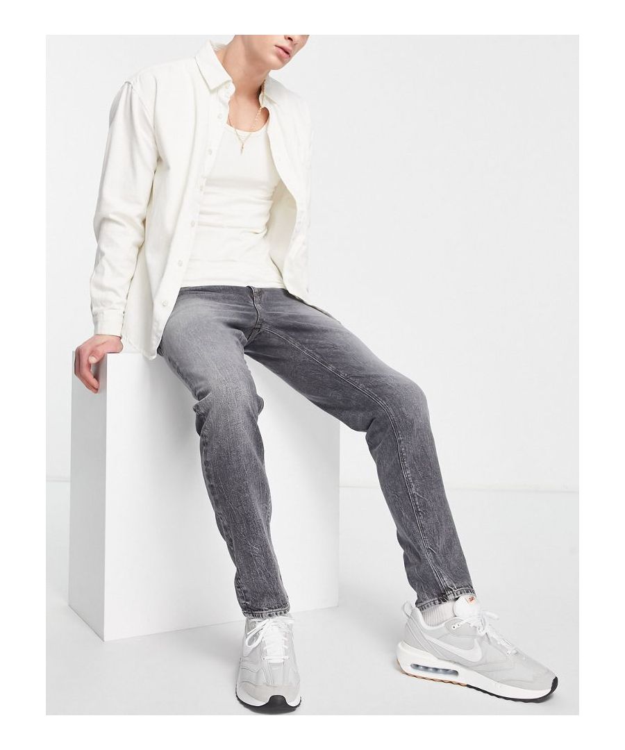 Slim jeans by ASOS DESIGN Regular rise Belt loops Functional pockets Slim fit  Sold By: Asos