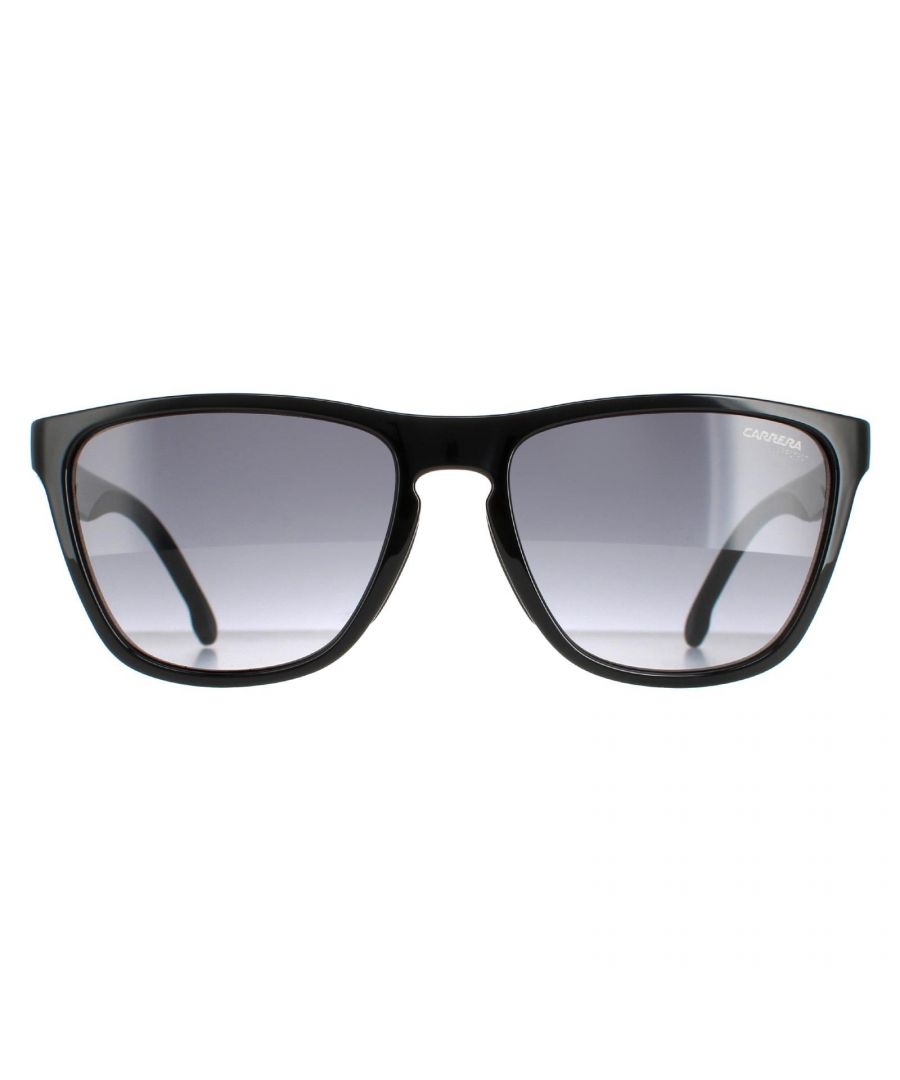 Carrera Square Unisex Black Dark Grey Gradient 8058/S - One Size