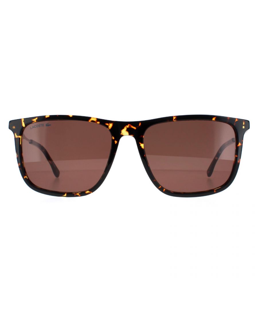 Lacoste Square Mens Havana Brown L945S - One Size