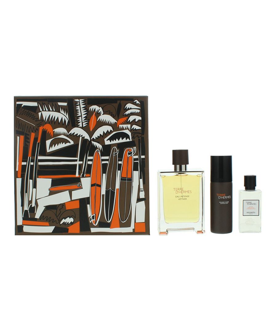 Terre D’Hermes Eau Intense Vetiver by Hermes is a woody aromatic fragrance for men. Top notes are bergamot, grapefruit and lemon. Middle notes are geranium and Sichuan pepper. Base notes are vetiver, amberwood, patchouli and olibanum.  Terre D’Hermes Eau Intense Vetiver was launched in 2018.