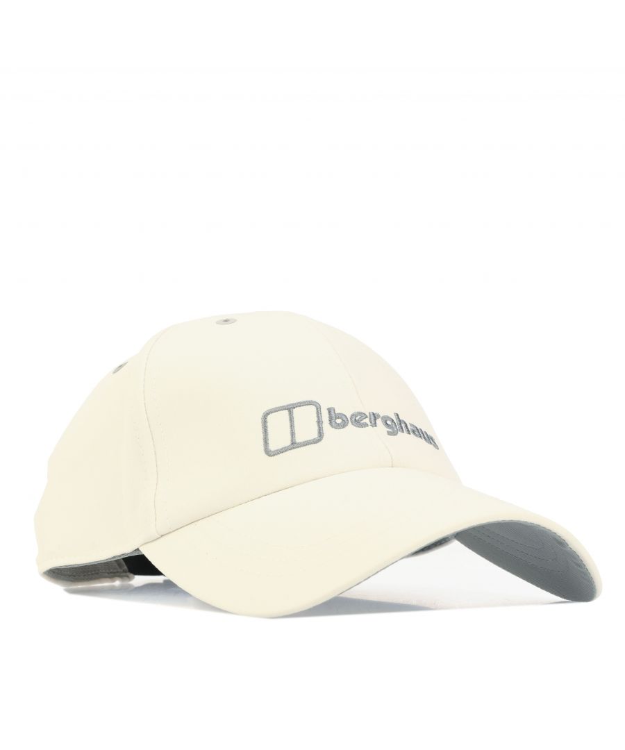 Berghaus Ortler Cap in light grey.- Pre-curved peak.- Low-profile push buckle at the back with elastication.- The bluesign® approved main fabric has a PFC-free DWR (durable water repellent) finish.- Body: 96% Polyamide  4% Elastane.- Ref: 4X000065HO3