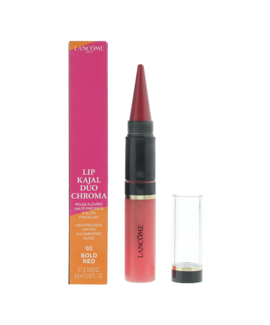 This dual-ended lip multitasker provides the creaminess and precision of a lipstick on one side and the comfort and shine of a gloss on the other side.