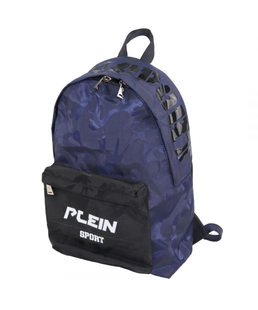 Philipp Plein Sport Zaino Camo Navy Backpack Bag. Philipp Plein Sport Zaino Camo Navy Backpack Bag. Style: AIPS802 85. Zip Closure. Plein Sport Branding On Front And Top Of Bag. Front Pocket