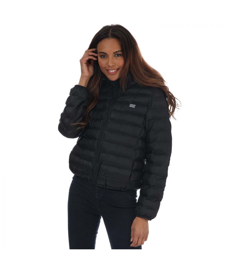 Womens Levis Pandora Packable Jacket in black.- Lightweight packable hooded.- Full zip fastening.- Zipped front pockets.- Thermore® Ecodown technology.- Drawcord hem.- A warm and durable puffer jacket with a packable construction.- Regular fit.- 100% Polyester. Machine wash at 30 degrees.- Ref: 268580002