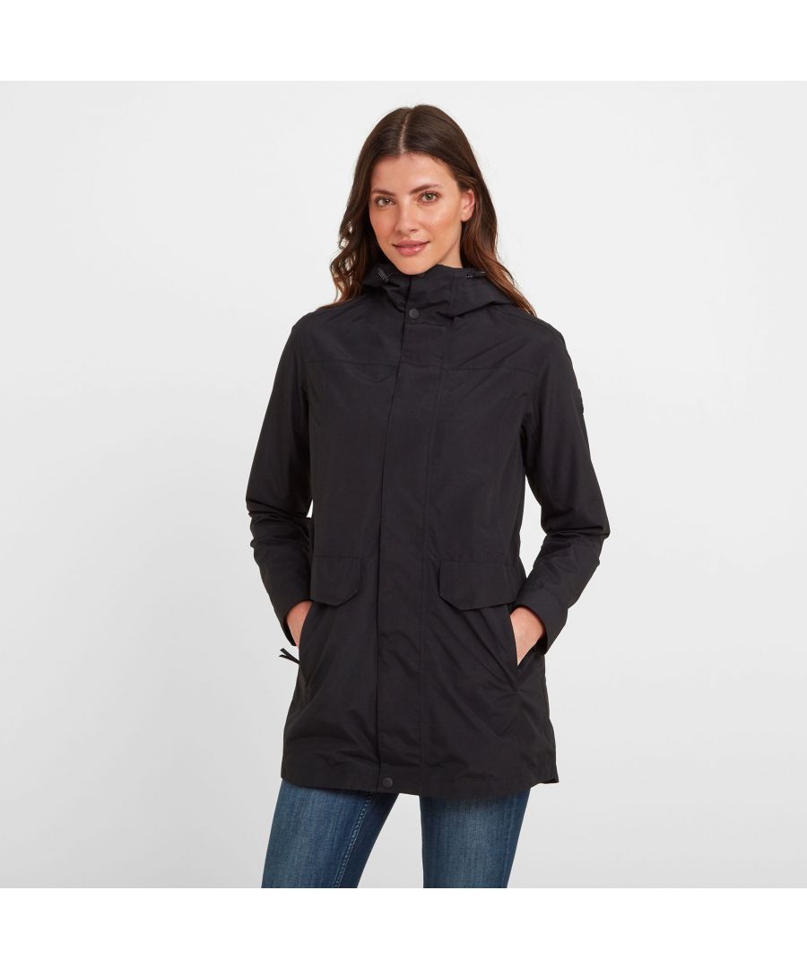 Firbeck Women's Long Insulated Jacket Navy