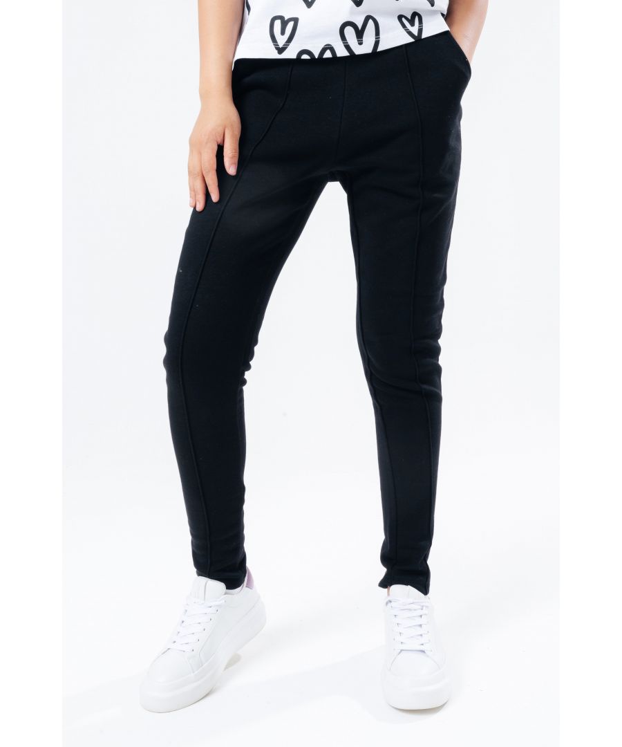 Image for Hype Black Front Pleat Detail Women'S Joggers