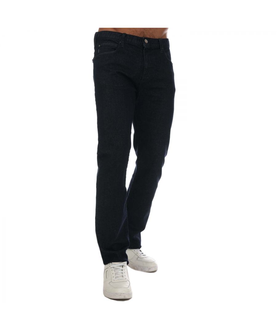 Armani J45 jeans met normale pasvorm voor heren, denim
