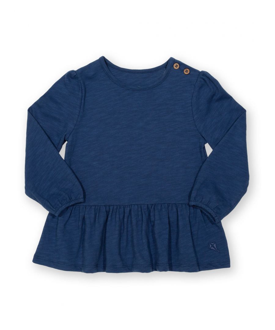 Kite Clothing Girls Easy Breezy Tunic Navy Organic Cotton - Size 3-6M