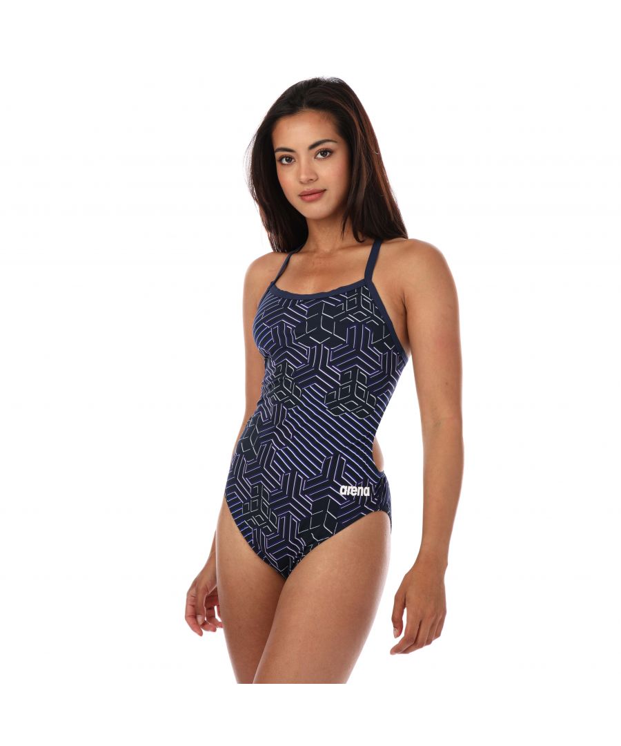 Arena Womenss Kikko Pro Swimsuit in Navy - Size 4 UK