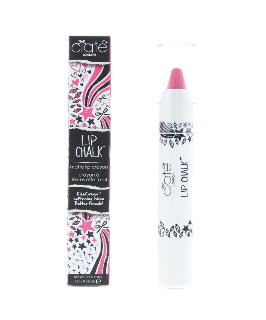 Ciate Lip Chalk is a creamy matte lip crayon that is enriched with shea butter to leave your lips moisturised and soft. It is also highly pigmented and very long lasting. This lip crayon does not require sharpening. Formulated with no parabens sulphates and phthalates.