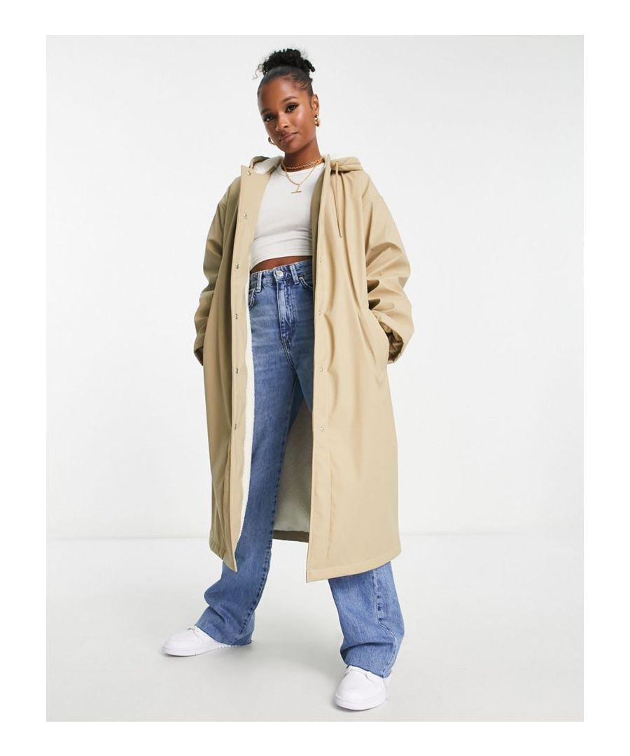Coats & Jackets by ASOS Petite Throw on, go out Showerproof finish Drawstring hood Press-stud placket Side pockets Regular fit  Sold By: Asos