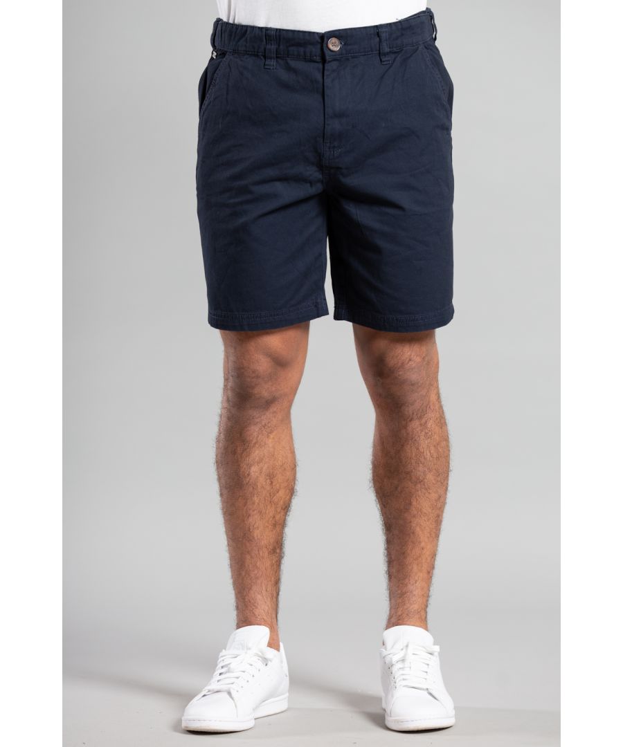 Get ready for summer with these versatile chino shorts. Made from 100% cotton twill, they're comfortable and breathable. With a classic design and neutral colours, they're easy to pair with any outfit. Perfect for any casual occasion, these shorts are a must-have for your warm-weather wardrobe. They are machine washable for easy care