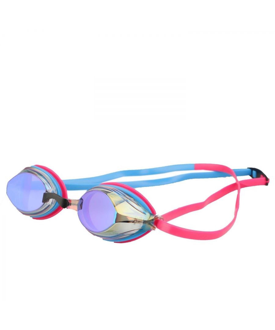Accessoires Speedo Vengeance spiegelzwembril, roze-blauw