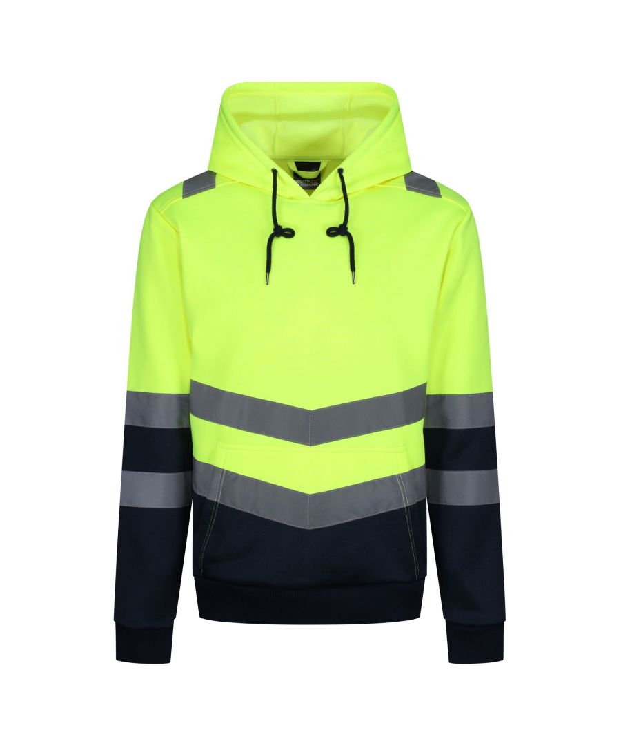 Regatta Mens Overhead High-Vis Hoodie (Yellow) - Size 3XL