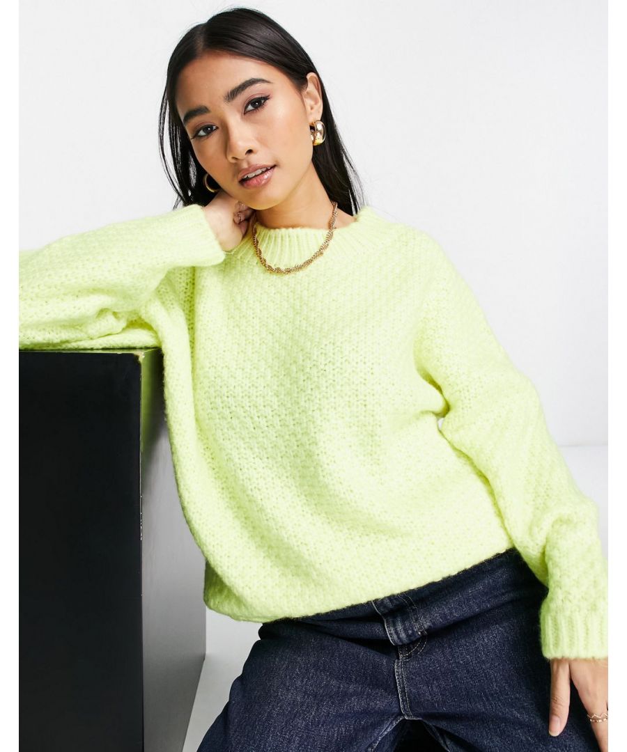 Jumper by ASOS DESIGN Softwear update High neck Drop shoulders Ribbed trims Oversized fit  Sold By: Asos