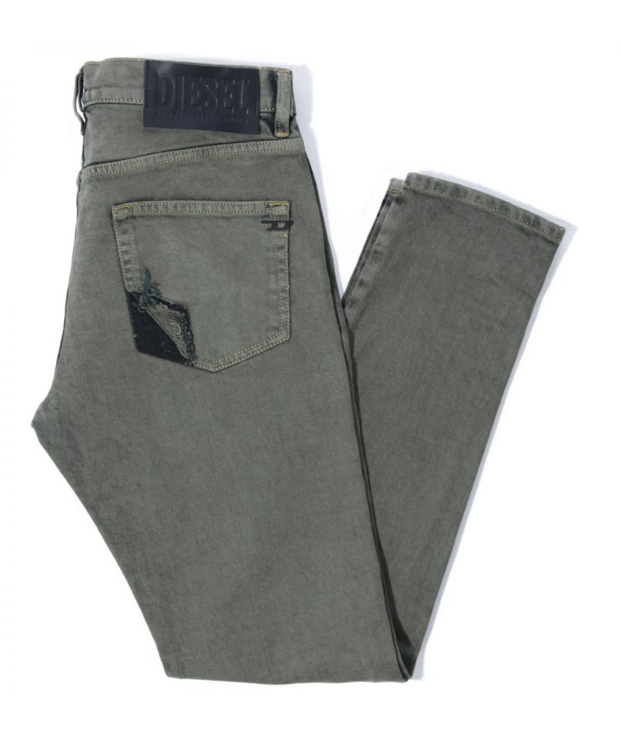 Diesel D-Strukt slimfit jeans voor heren, groen