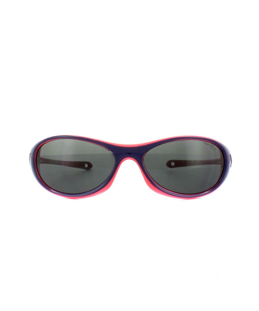 Image for Cebe Junior Sunglasses Gecko CBGECKO14 Shiny Dark Violet Fushia 1500 Grey PC Blue Light