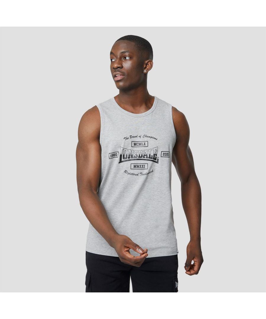 Image for Lonsdale Mens Heavyweight Jersey Vest Top