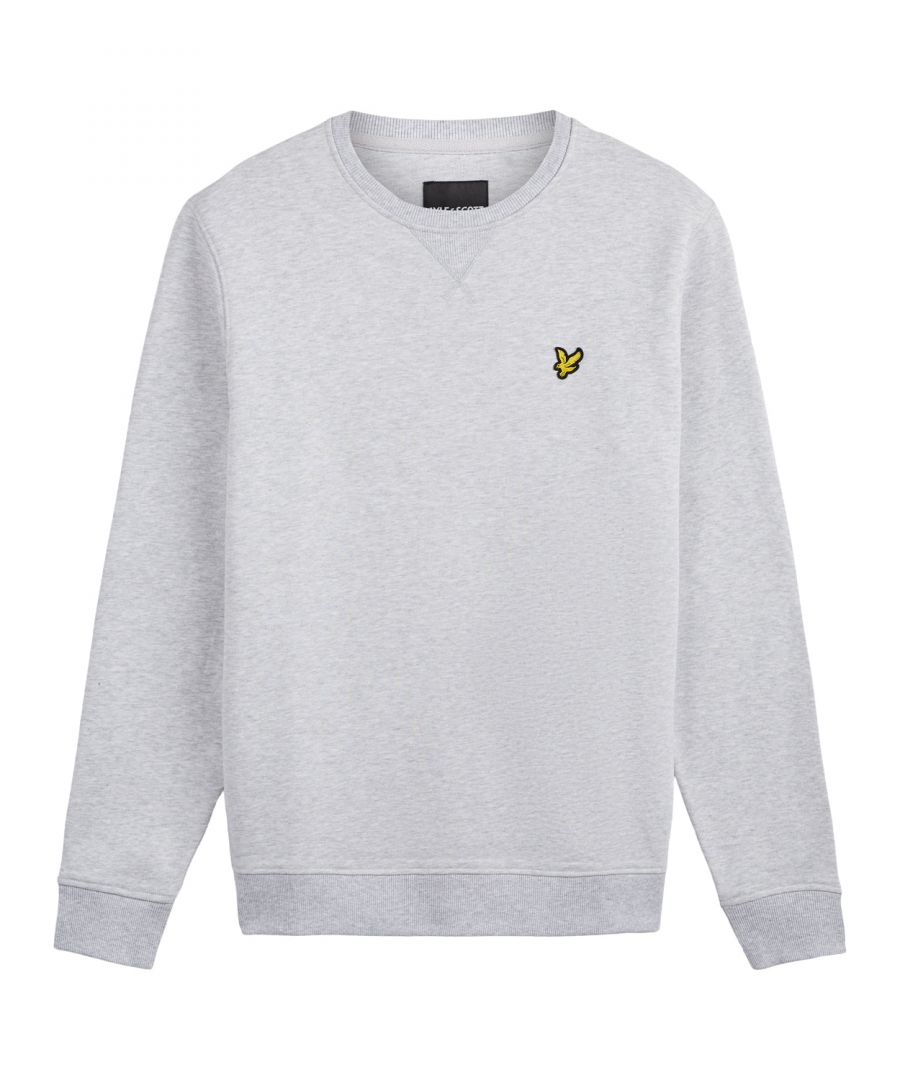 Lyle & Scott Mens Crew Neck Sweatshirt in Grey - Size X-Small