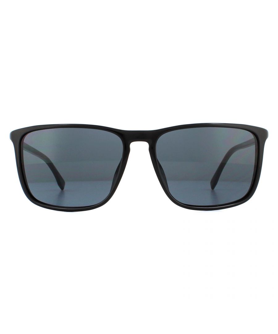 Hugo Boss Sunglasses 0665/N/S 2M2 IR Black Gold Grey - One Size