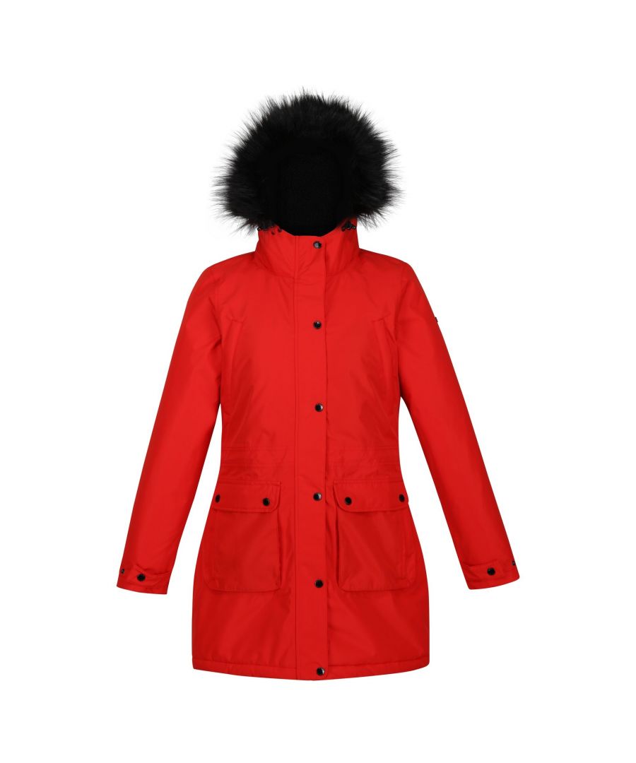 Regatta Womens/Ladies Voltera Heated Waterproof Jacket (Code Red) - Size 18 UK