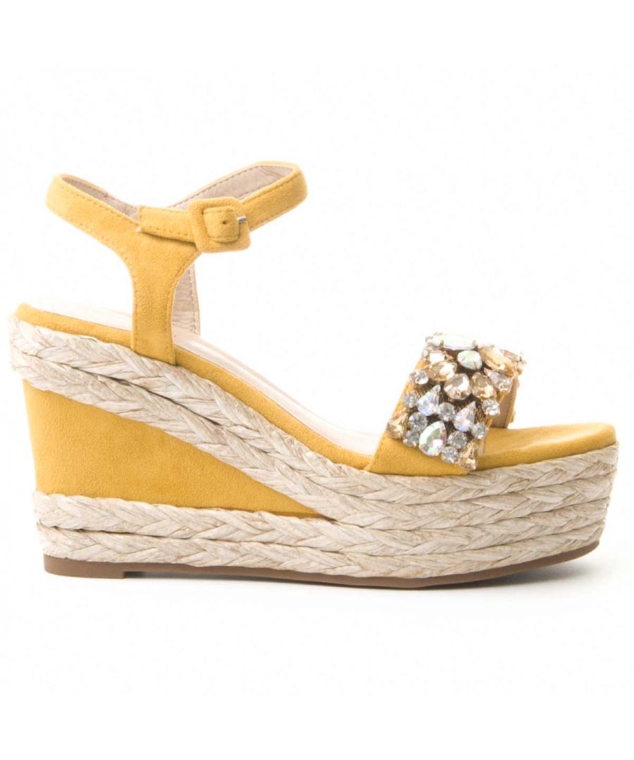 Image for Confortable wedge sandal Montevita in Yellow