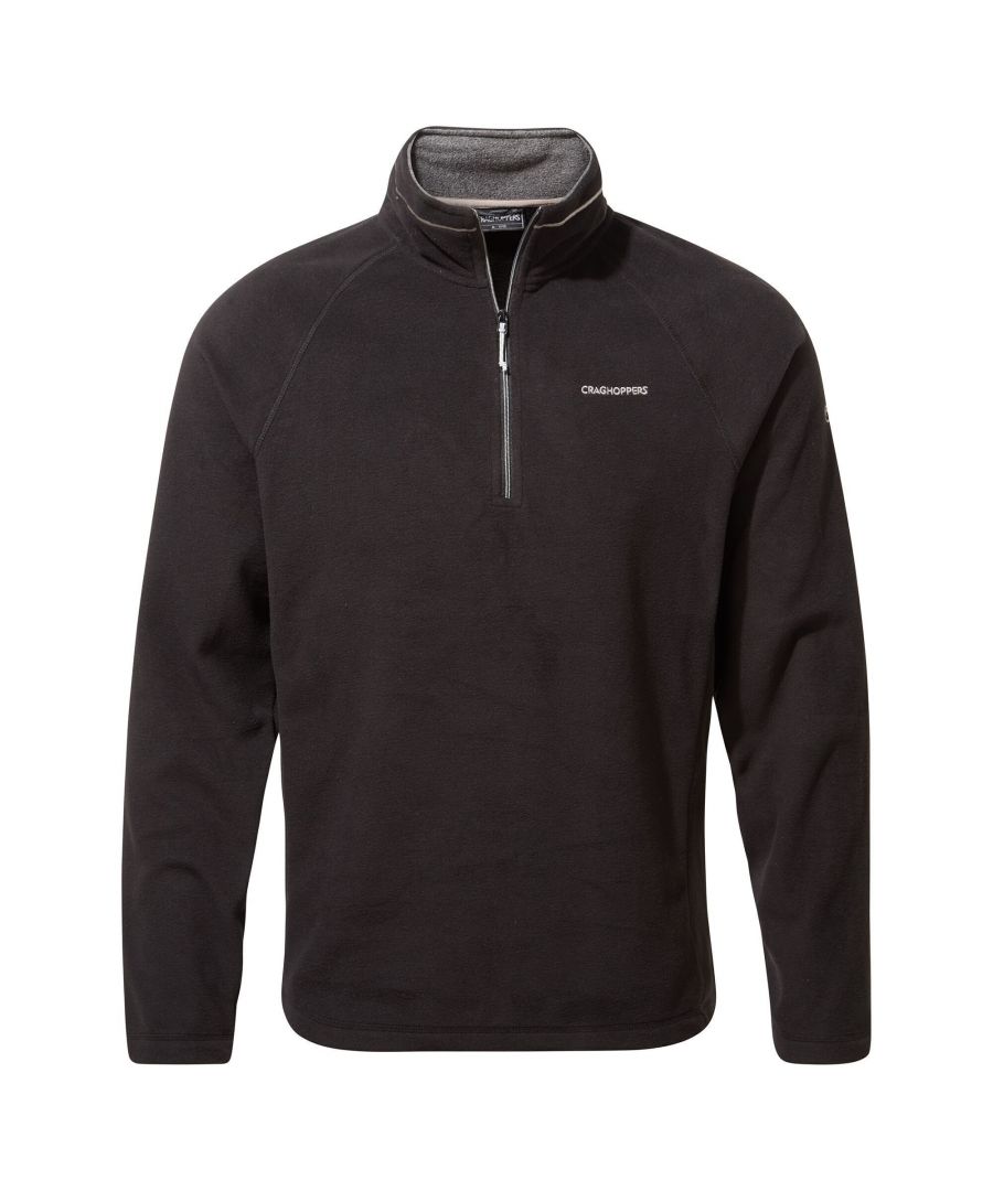 Craghoppers Mens Corey VI Half Zip Fleece Top (Black) - Size 3XL