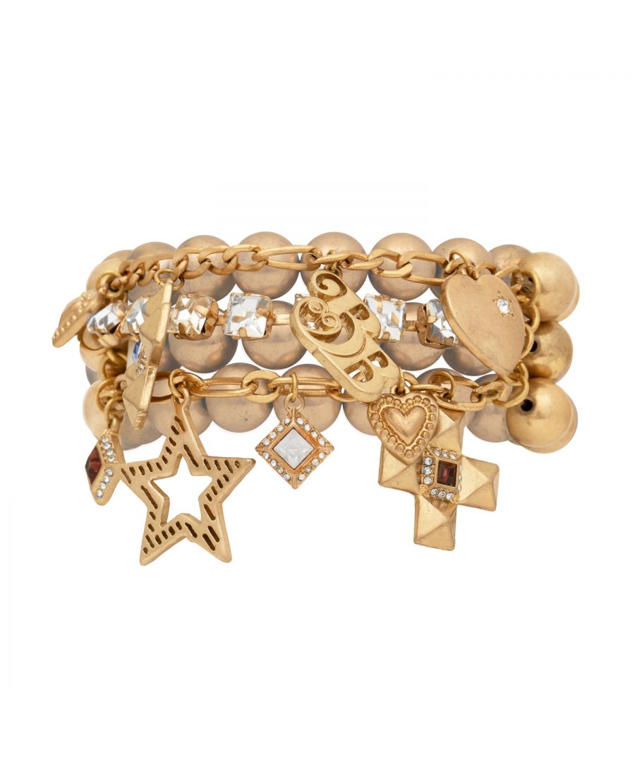 Image for Bibi Bijoux Gold Mystic Charm Ball Bracelet