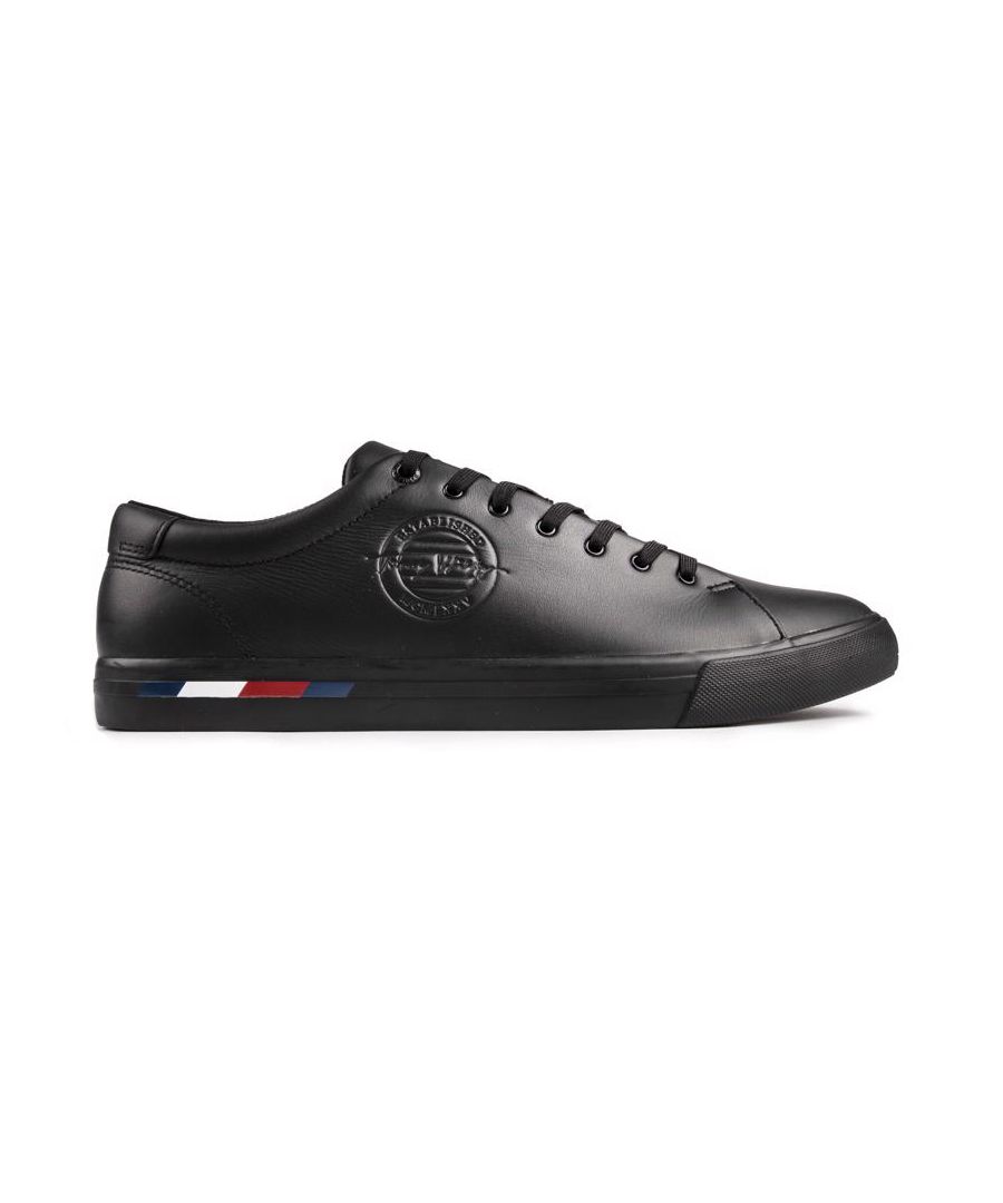 Add Some Smart-casual Disigner Look To Your Wardrobe With The Black Corporate Leather Trainers From Tommy Hilfiger. Featuring An Embossed Signature Symbol, Stripe Branding, Engraved Eyelet, A Comfortable, Printed Insole And Black, Vulcanized Outsole. They're Ideal For Urban Trips And Weekends  Or Wherever You Feel Like Relaxing In Style.
