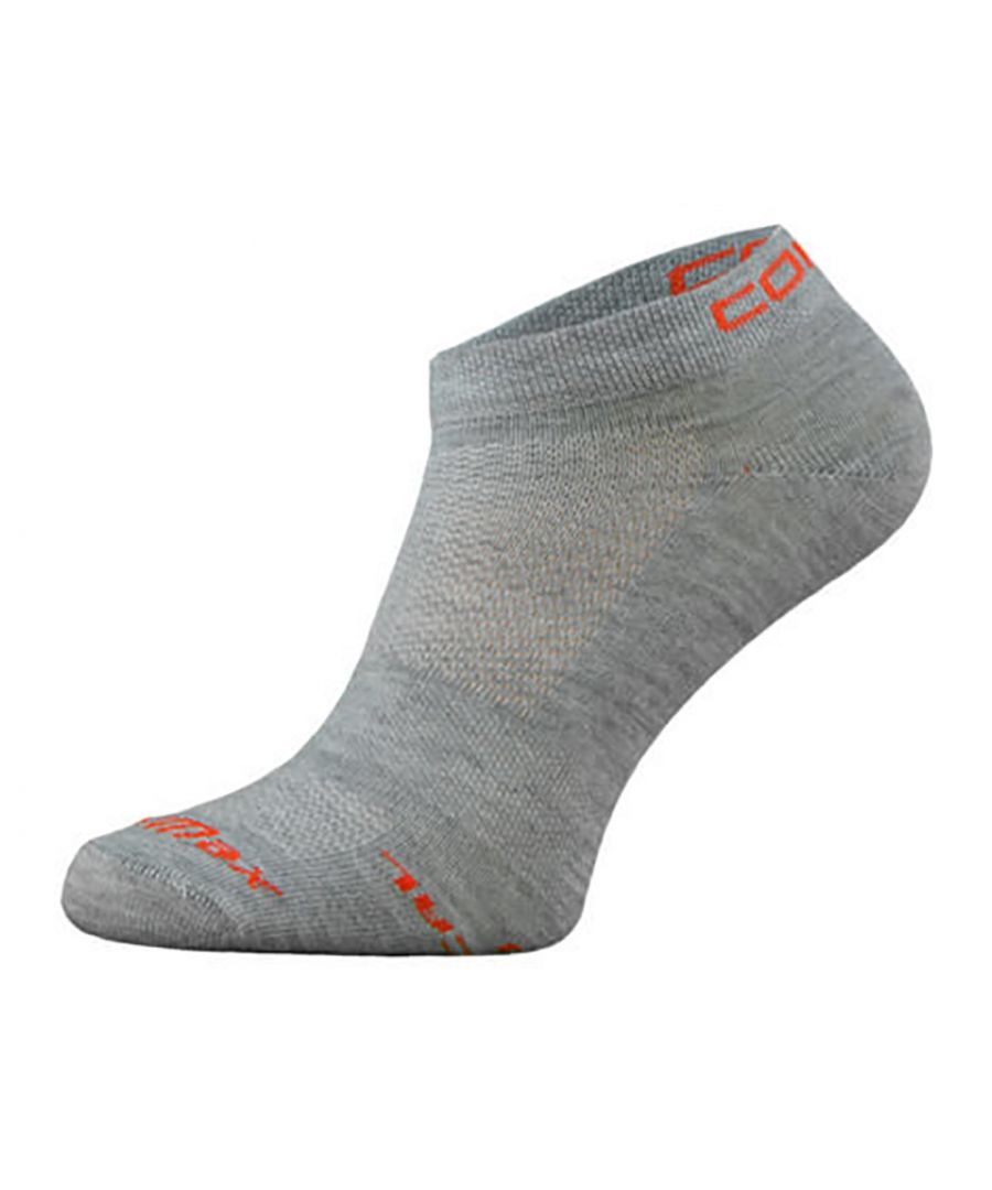 Comodo 1 Pack Ultra Coolmax Running SocksComodo have been providing high-quality socks for men and women since 1996. They sell a range of socks for hiking, cycling, hunting, skiing, and other outdoor events.These ankle length socks are ideal footwear if you're heading to the gym or a jog around the block. Made from technology advanced yarn, these socks wick moisture and sweat away.They also feature an upper mesh layer for further ventilation. These Coolmax fiber socks provide a high level of comfort with the pleasant feeling of dryness and breathability.These socks are suitable for both, men and women, in sizes 3-11 UK. They are made from 70% Coolmax Polyester, 25% Polyamide, 5% Elastane. They are machine washable at 30. Extra Product Details  - Sizes 3-11 UK - 1 Pair - Running socks - Coolmax Socks - Machine Washable - Trainer Socks - Unisex