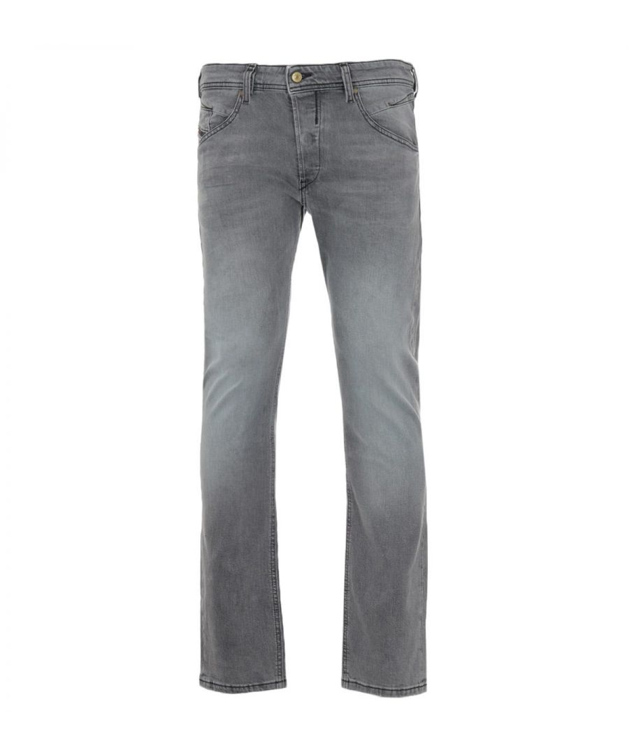 Image for Diesel Belther-R Tapered Fit Jeans - Grey