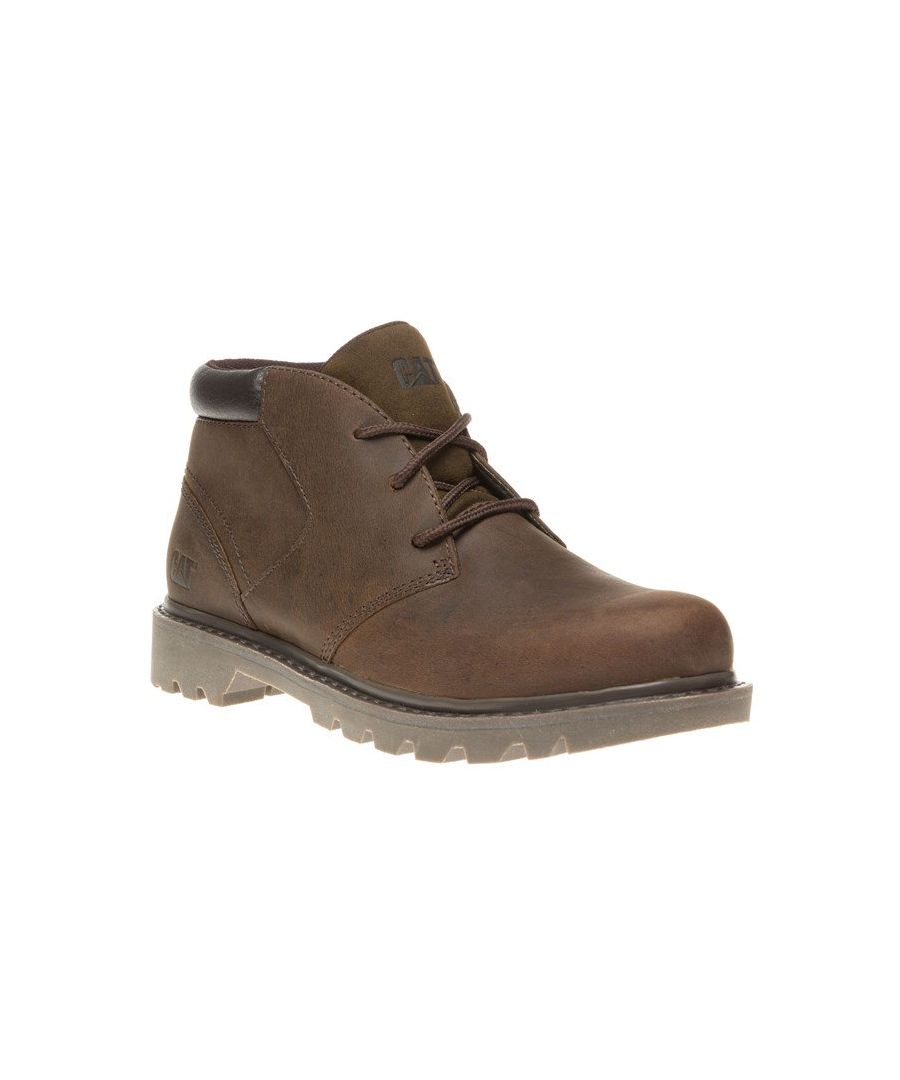 A Hard Wearing Tread Outsole, Nylon Mesh Lining And Padded Ankle Collar Make The Stout Boots From Caterpillar A Practical Yet Comfortable Style; Perfect For Tough Terrain.