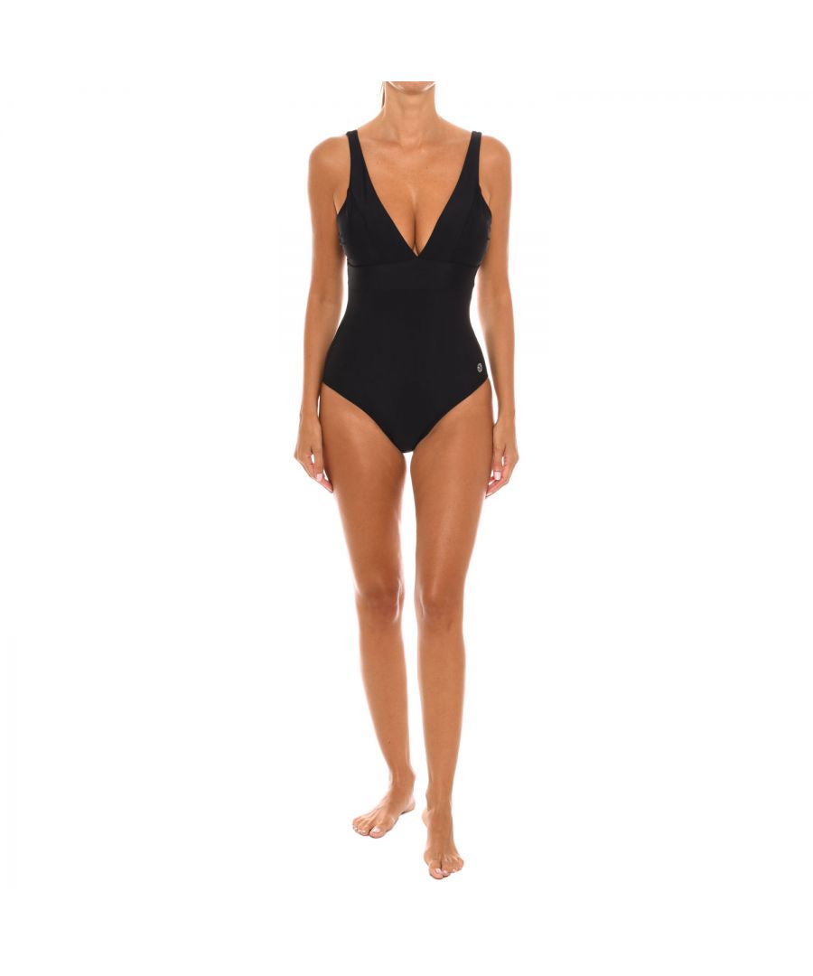 Marie Claire Womens V-neck swimsuit 46221 woman - Black - Size 38C