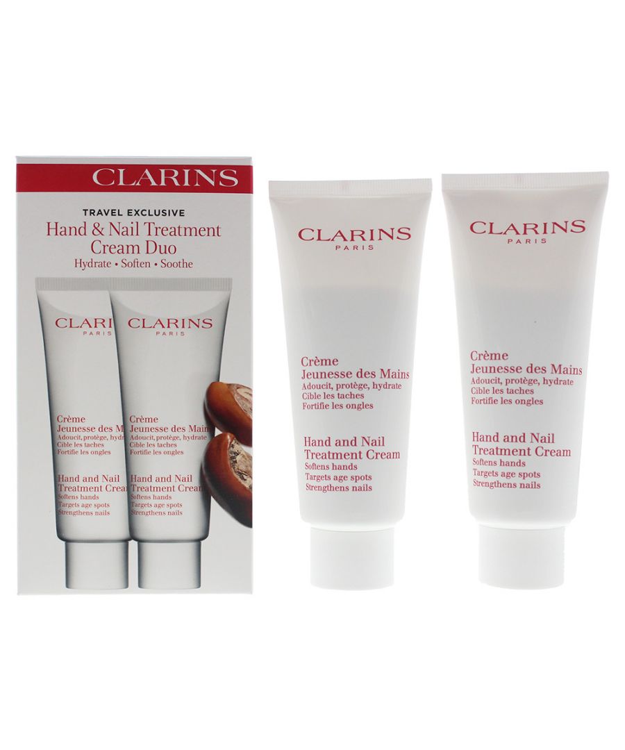 Image for Clarins 2 Piece Gift Set: Hand & Nail Cream 2 x 100ml Duo