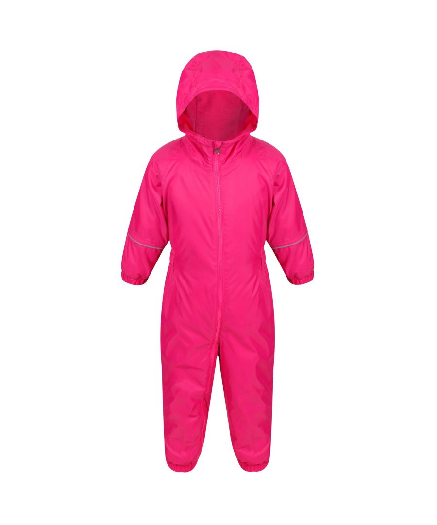 Image for Regatta Childrens/Kids Splash-it Puddle Suit (Jem Pink)