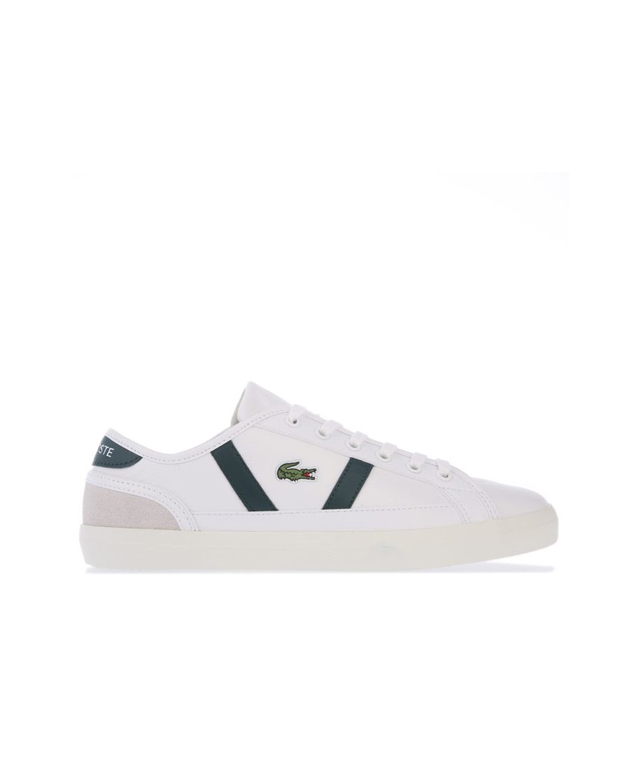 Image for Women's Lacoste Sideline Trainers in White Green