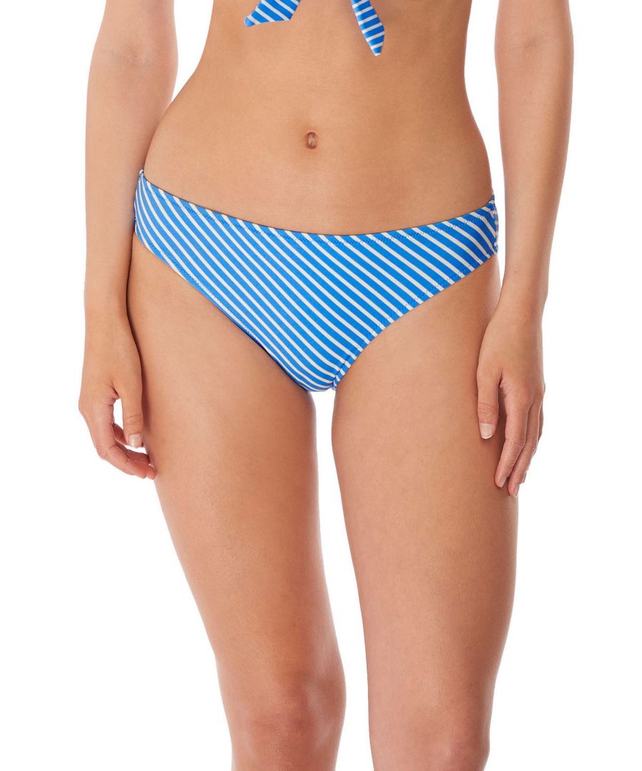 Freya Womens Beach Hut Classic Bikini Brief - Blue - Size X-Small