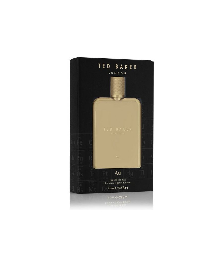 Au by Ted Baker is a woody floral musk fragrance for men. Top notes are bergamot and clove. Middle notes are jasmine, gardenia and cedarwood. Base notes are musk and vanilla. Au was launched in 2017.