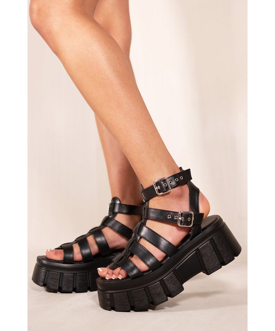 Looking for a pair of sandals that combine function and fashion in all the right places? These sandals feature chunky sole, thick straps and buckle fastening. Also, it will work with most of your outfits. With a chunky sole and a tough yet chic look, these sandals are both comfortable, fashionable and take you from day to night with ease.